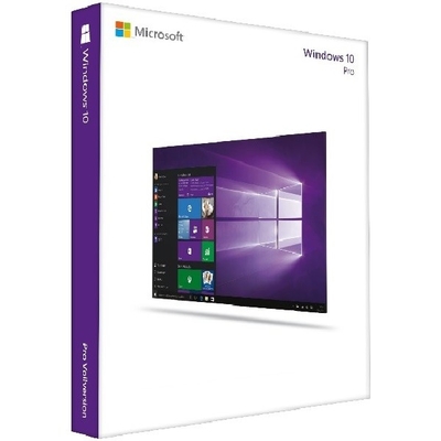 กล่องขายปลีก Microsoft Windows 10 Professional 32 บิต / 64 บิต