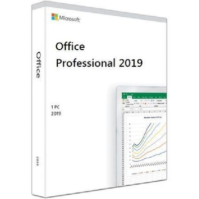 กล่องขายปลีกดีวีดี Microsoft Office 2019 Professional