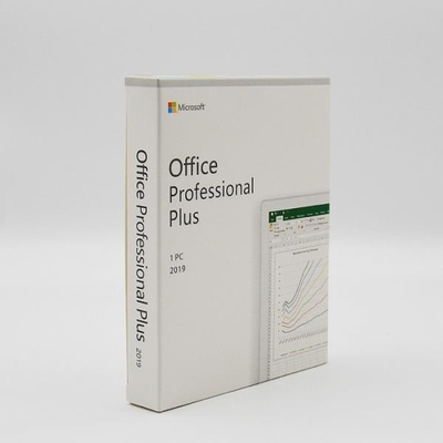กล่องขายปลีกดีวีดี Microsoft Office 2019 Professional Plus