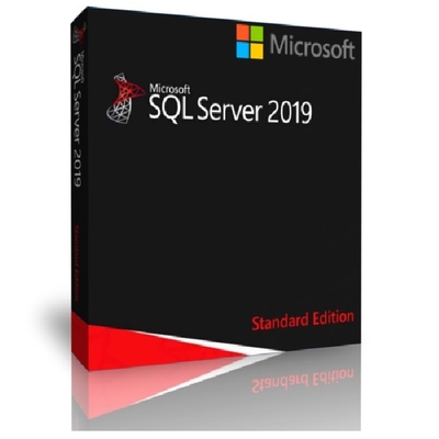 กล่องขายปลีกมาตรฐานของ Microsoft SQL Server 2019