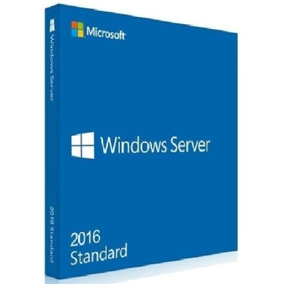 กล่องขายปลีกมาตรฐานของ Microsoft Windows Server 2016