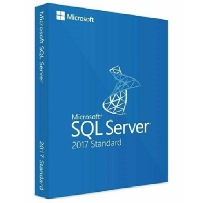 กล่องขายปลีกมาตรฐานของ Microsoft SQL Server 2017