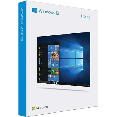กล่องขายปลีก Microsoft Windows 10 Home 32 บิต / 64 บิต